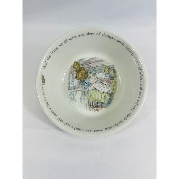 Wedgewood Beatrix Potter Peter Rabbit Mrs Tiggy Winkle Bowl - Picture 1 of 7